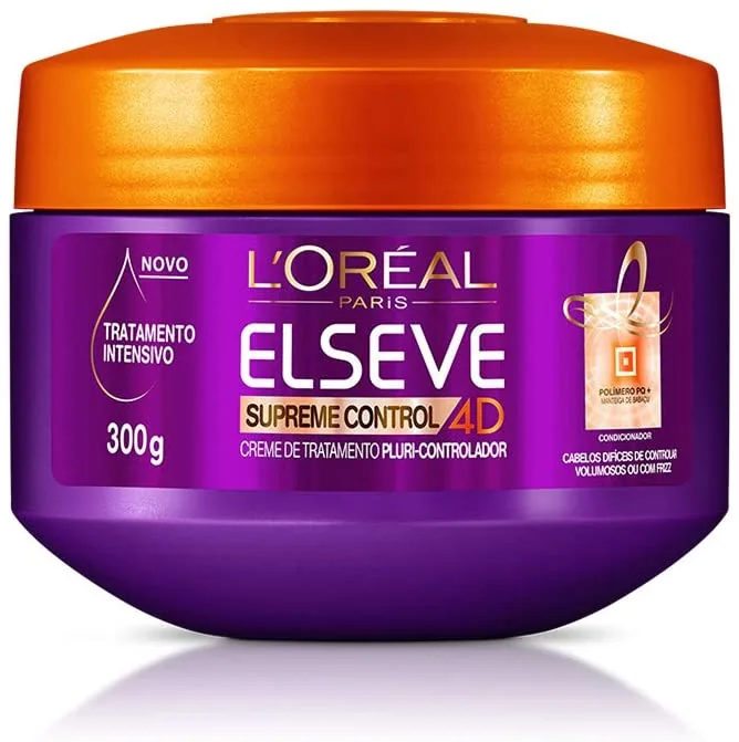 Creme de Tratamento Elseve Supreme Control 4D 300g