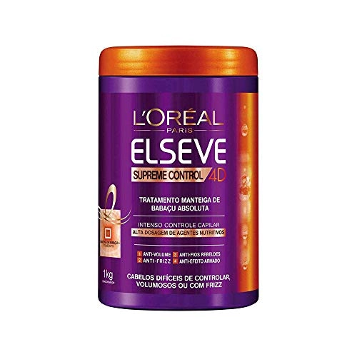 Creme De Tratamento Elseve Supreme Control 4d 1kg Loreal Paris