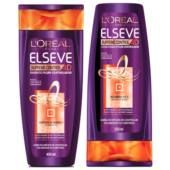 Kit Shampoo Condicionador Elseve 400ml Loreal Paris