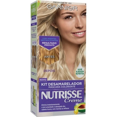 Kit Desamarelador Creme Garnier Nutrisse