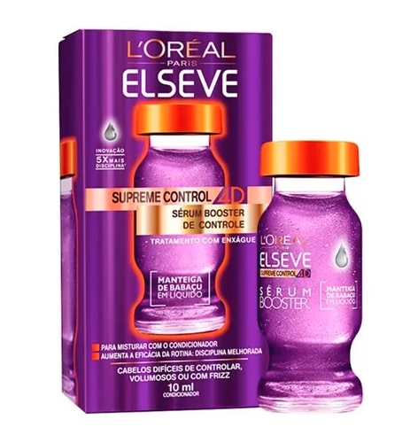 Serum Booster De Disciplina Elseve Supreme Control 4d 10ml Loreal Paris