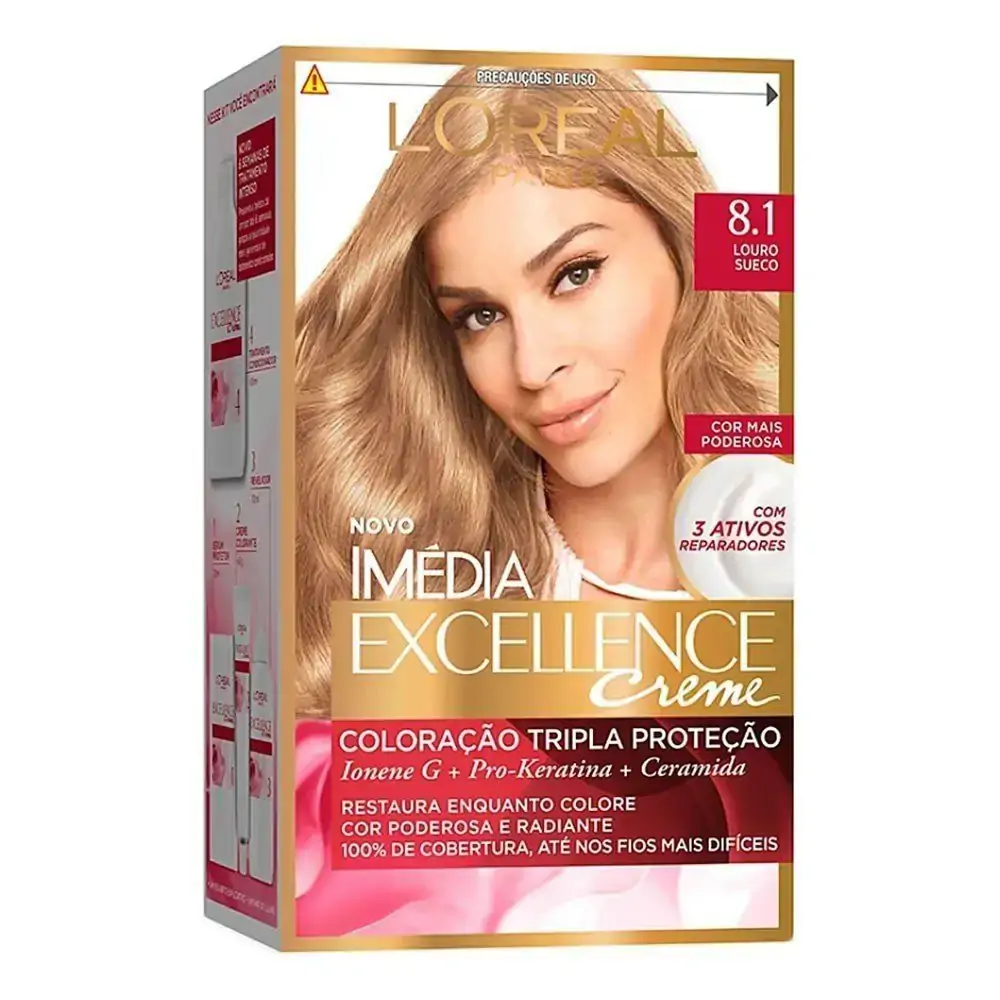 Tint Imedia 8.1 Louro Sueco Cpp Elseve Oleo