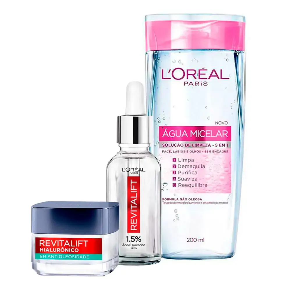 Água Micelar Solução de Limpeza 5 em 1 L'Oréal Paris - 200ml