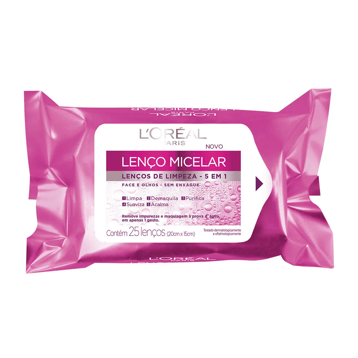 Lenço Micelar L'Oréal Paris 25 Unidades