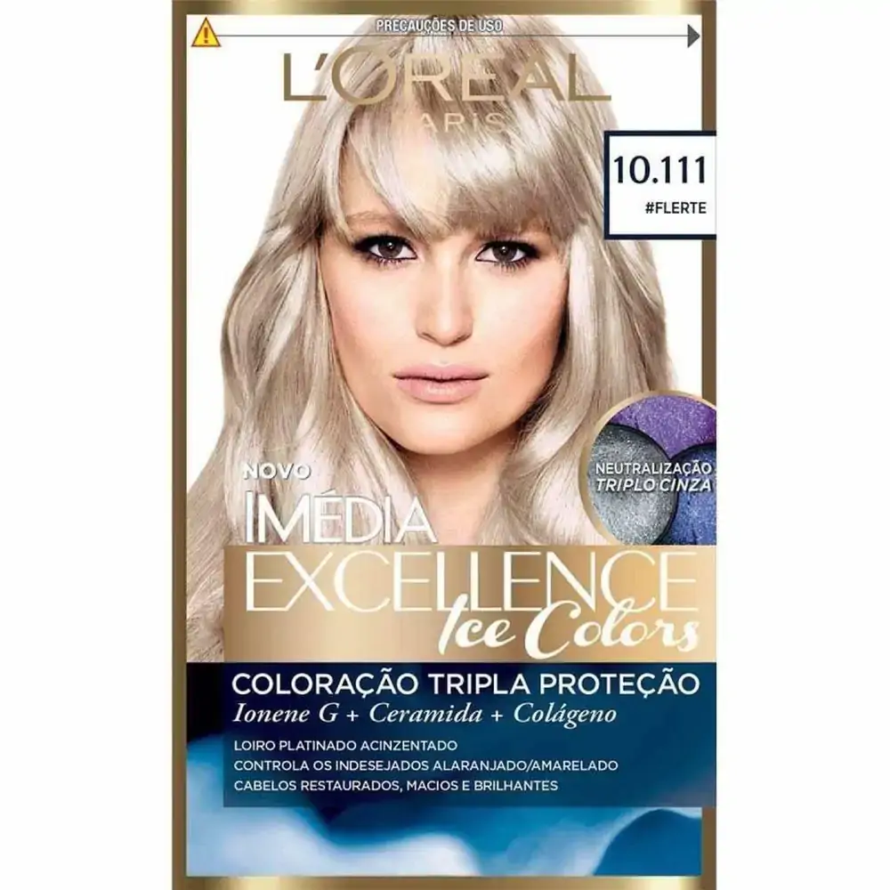 Tint Imedia Ice Colors 10.111 Louro Flerte Cx 12.0