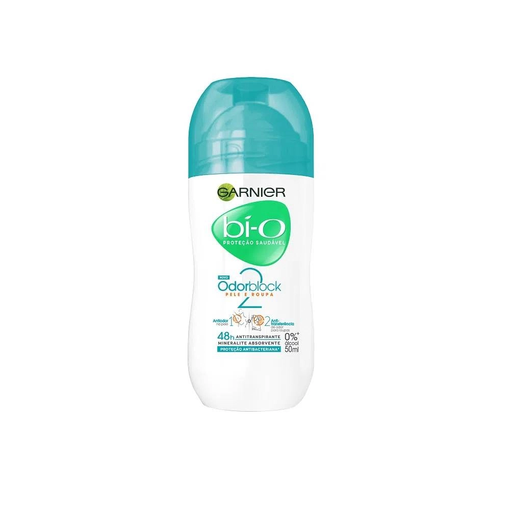 Antitranspirante Roll On Odorblock 2 Garnier Bí O 50ml