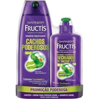 Kit Sh Co Fructis 200ml Cachos Poderosos
