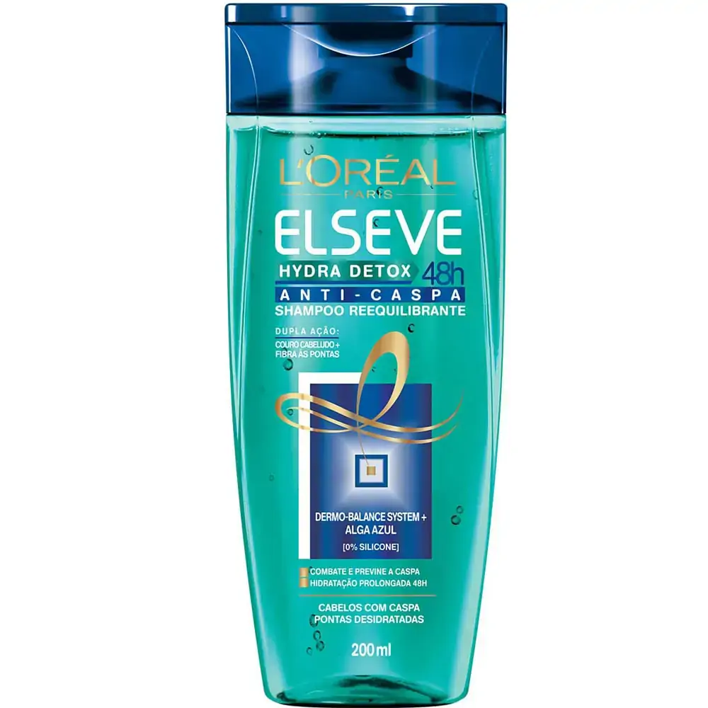 Shampoo Hydra Detox 48h Anti Caspa 200ml Elseve