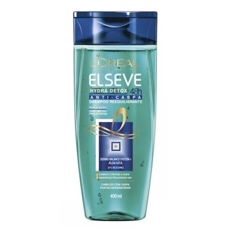 Shampoo ELSEVE Hydra Detox AntiCaspa  400ML
