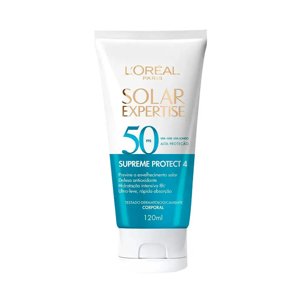 Protetor Solar Supreme Protect 4 Corporal Fps 50 Loréal Paris Solar Expertise Bisnaga 120ml