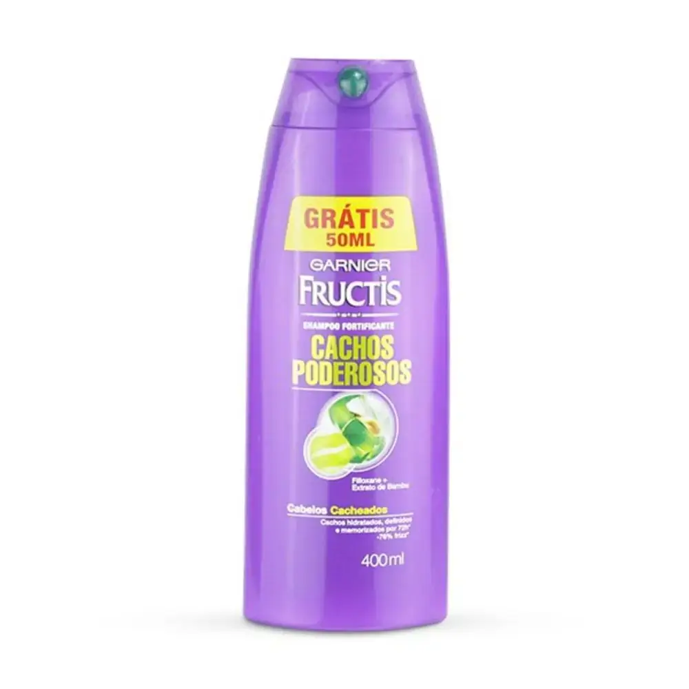 Shampoo Fructis 400ml 50ml Cachos Poderosos