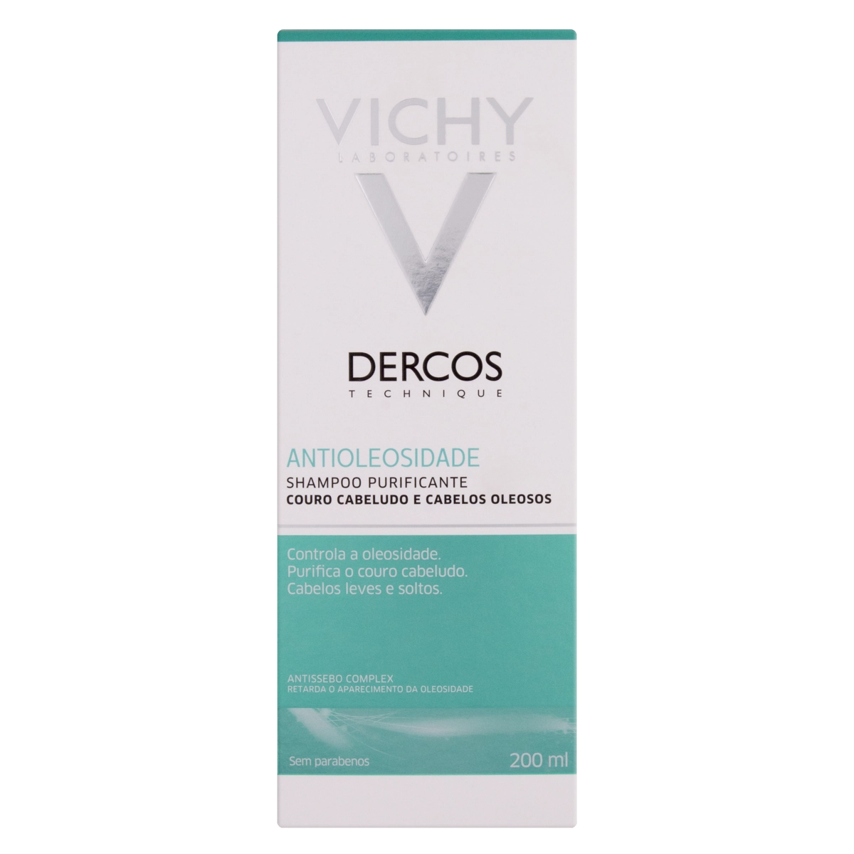 Shampoo Vichy Dercos Antioleosidade Caixa 200ml