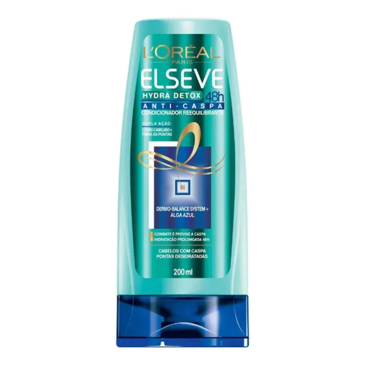 Condicionador Anticaspa Loréal Paris Elseve Hydra Detox Frasco 200ml