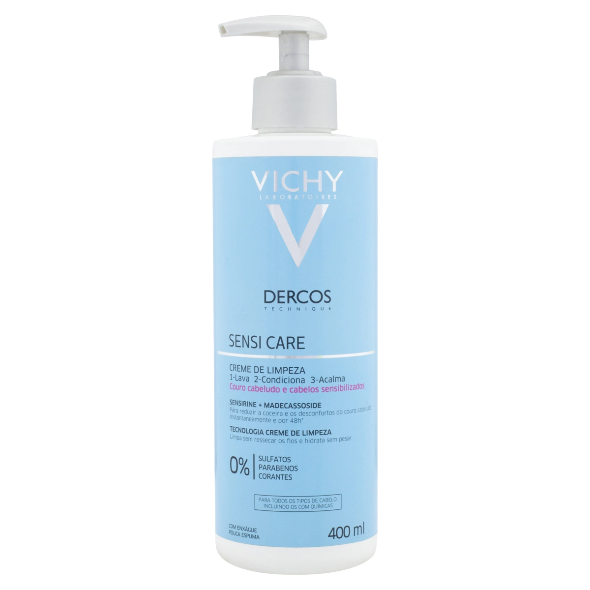 Creme de Limpeza Vichy Dercos Sensi Care 400ml