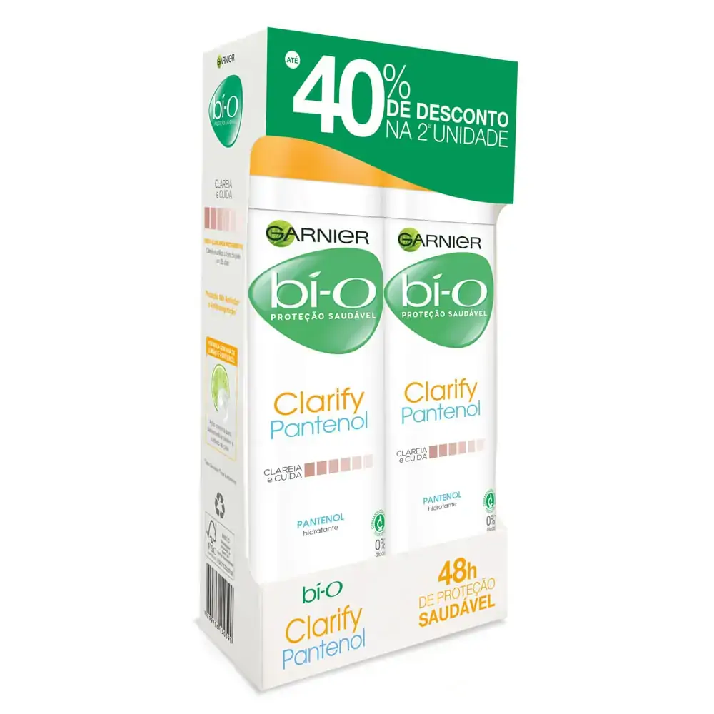 Kit Desod.bi O Aero Fem.clarify Pantenol Desc.40 C/2