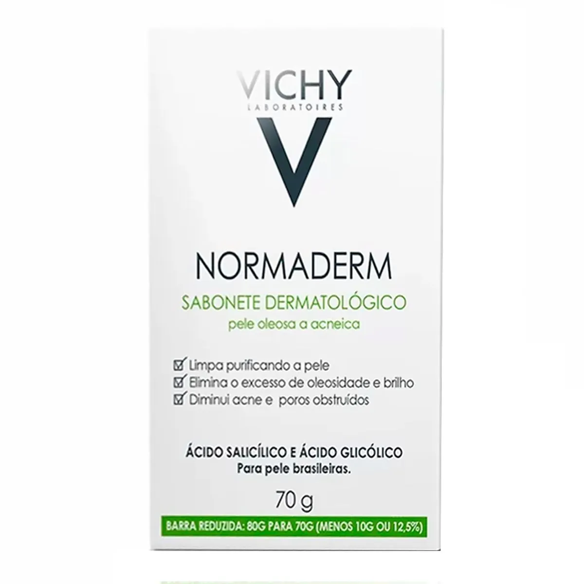Sabonete Barra Dermatológico Vichy Normaderm Caixa 70g