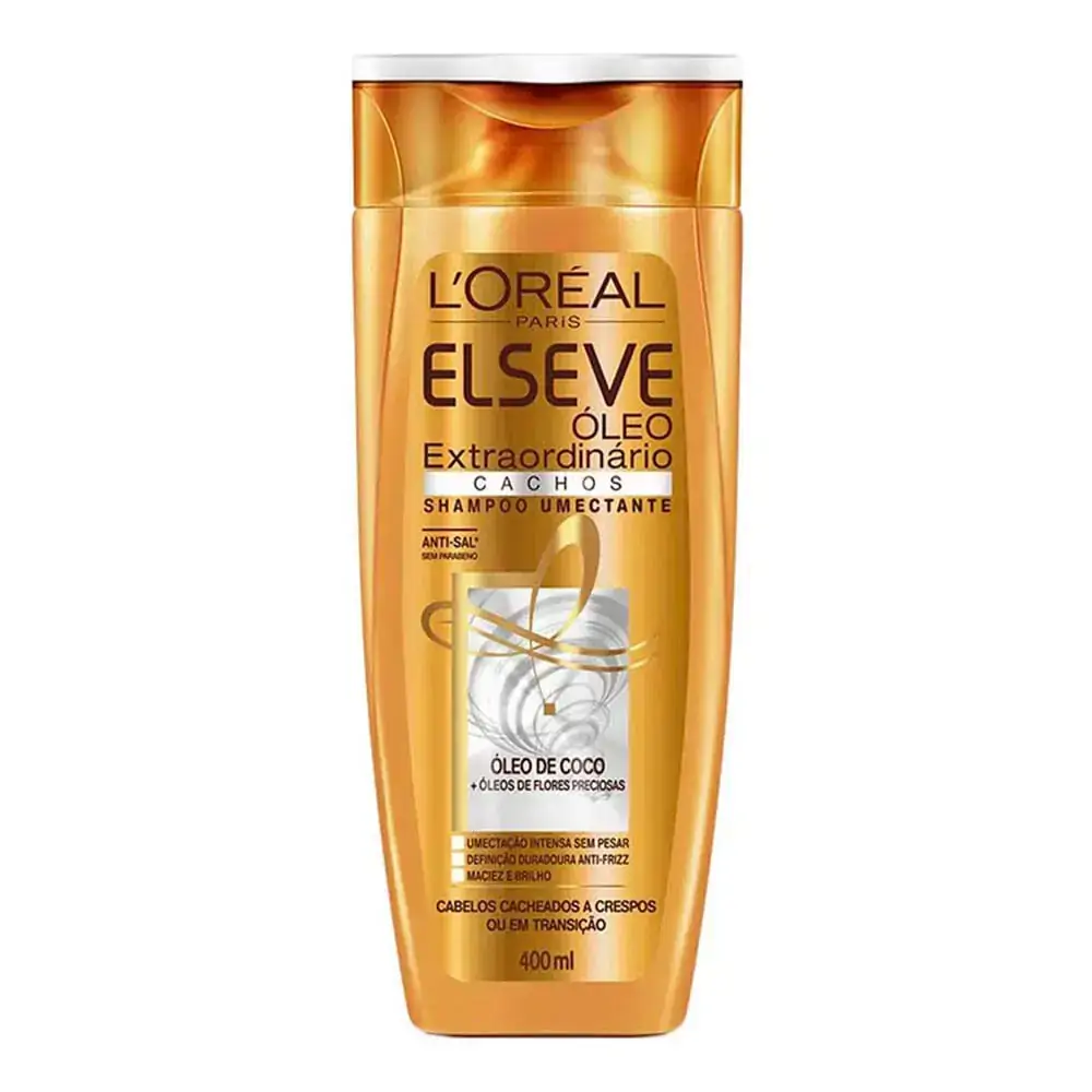 Shampoo ELSEVE Óleo Extraordinário Cachos  400ML