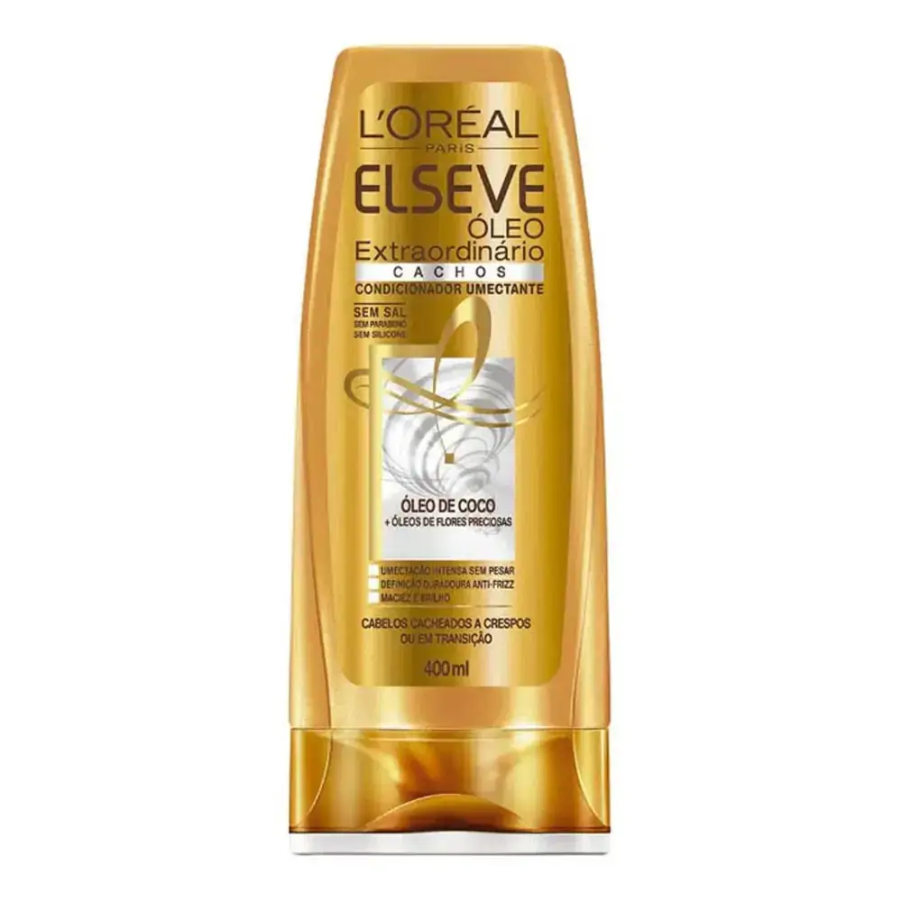 Condicionador ELSEVE Óleo Extraordinário Cachos 400ML