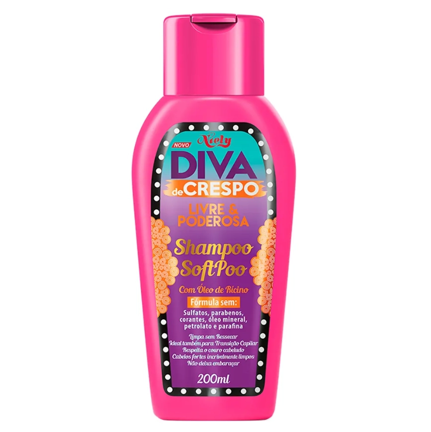 Shampoo.niely Gold Soft Diva Crespo 200ml