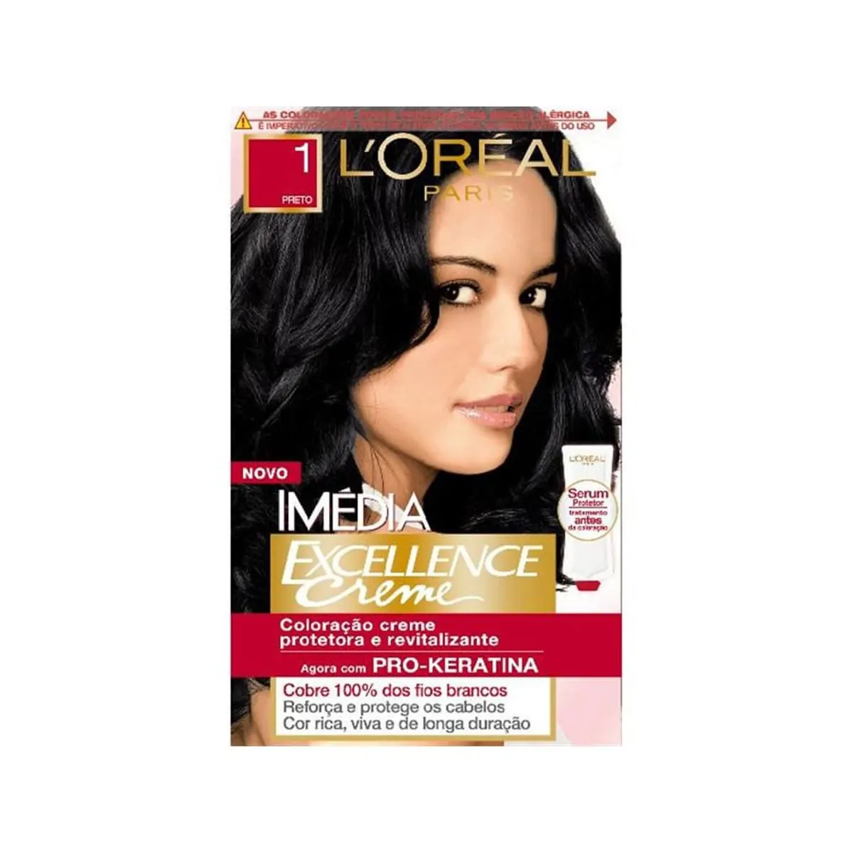 Coloracao Kit Permanente Loreal Imedia Prom Imed 1 Preto Min Cicatri 1un