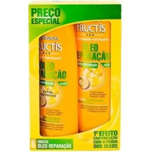 Kit Fructis Sh400ml E Cond 200ml Oleo Reparac
