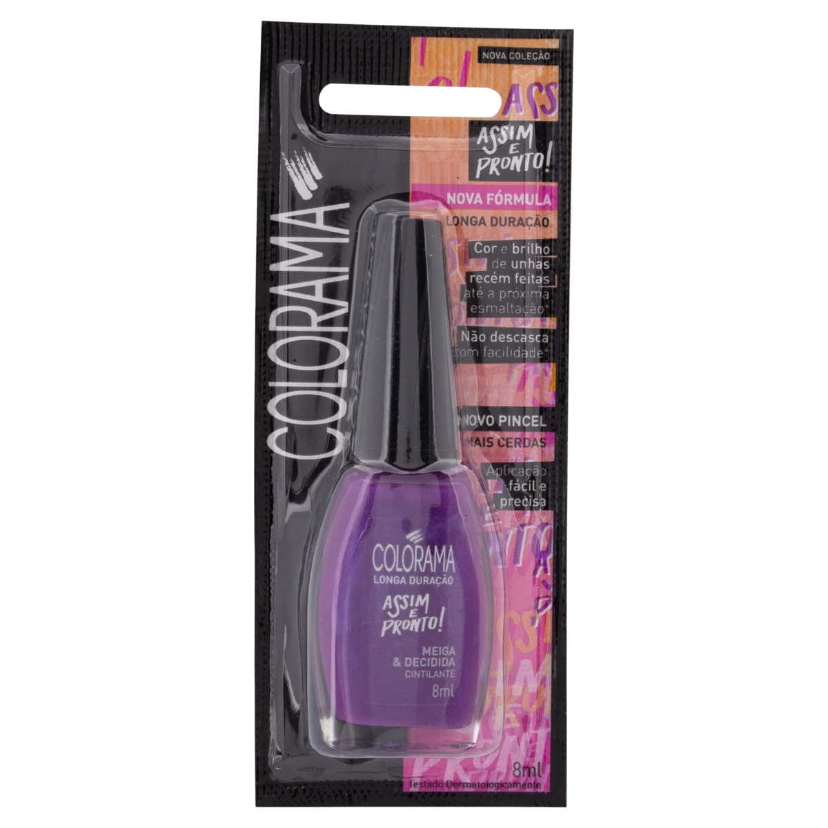 Esmalte Cintilante Meiga Decidida Colorama Assim E Pronto Blister 8ml