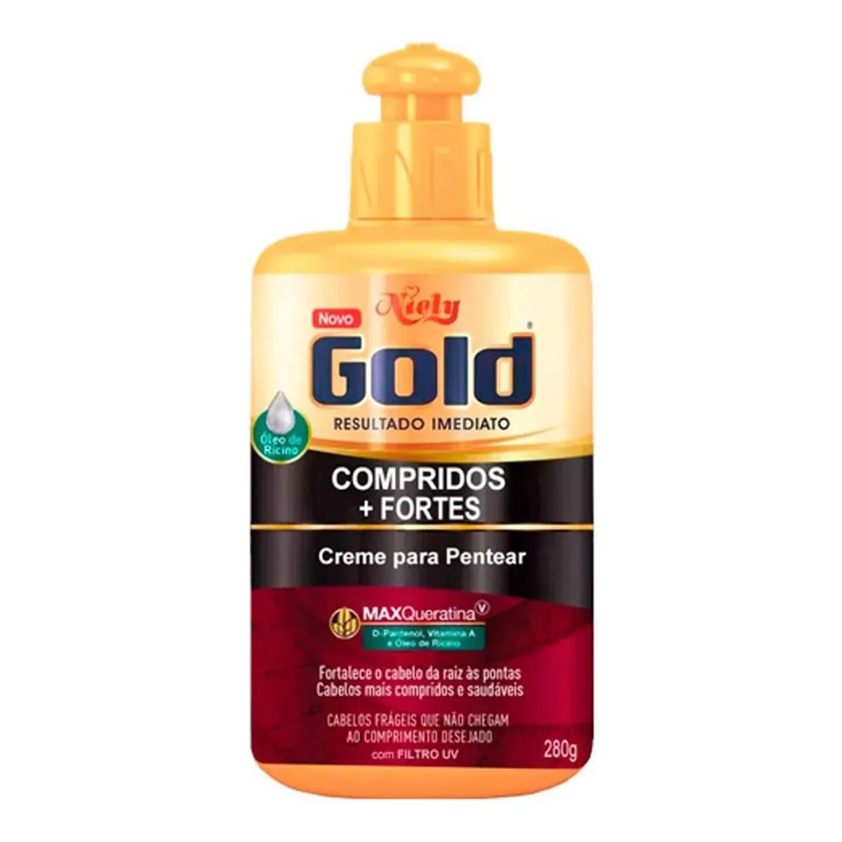 Creme para Pentear Niely Gold Compridos + Fortes 280g