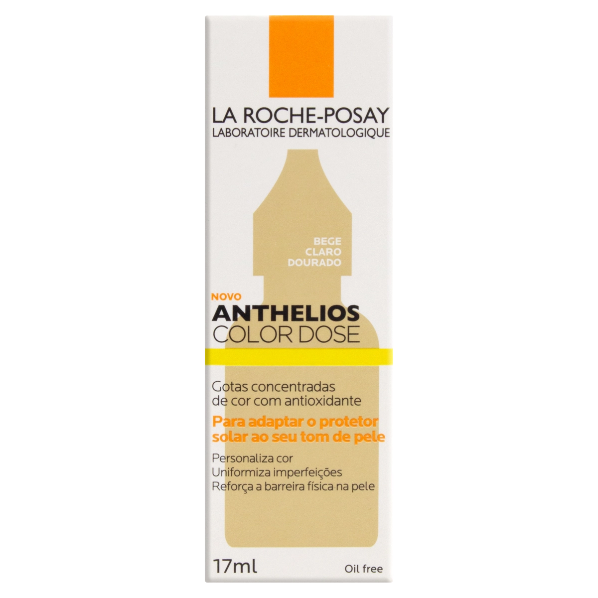 Pigmento Color Dose Bege Claro Dourado La Roche Posay Anthelios 17ml