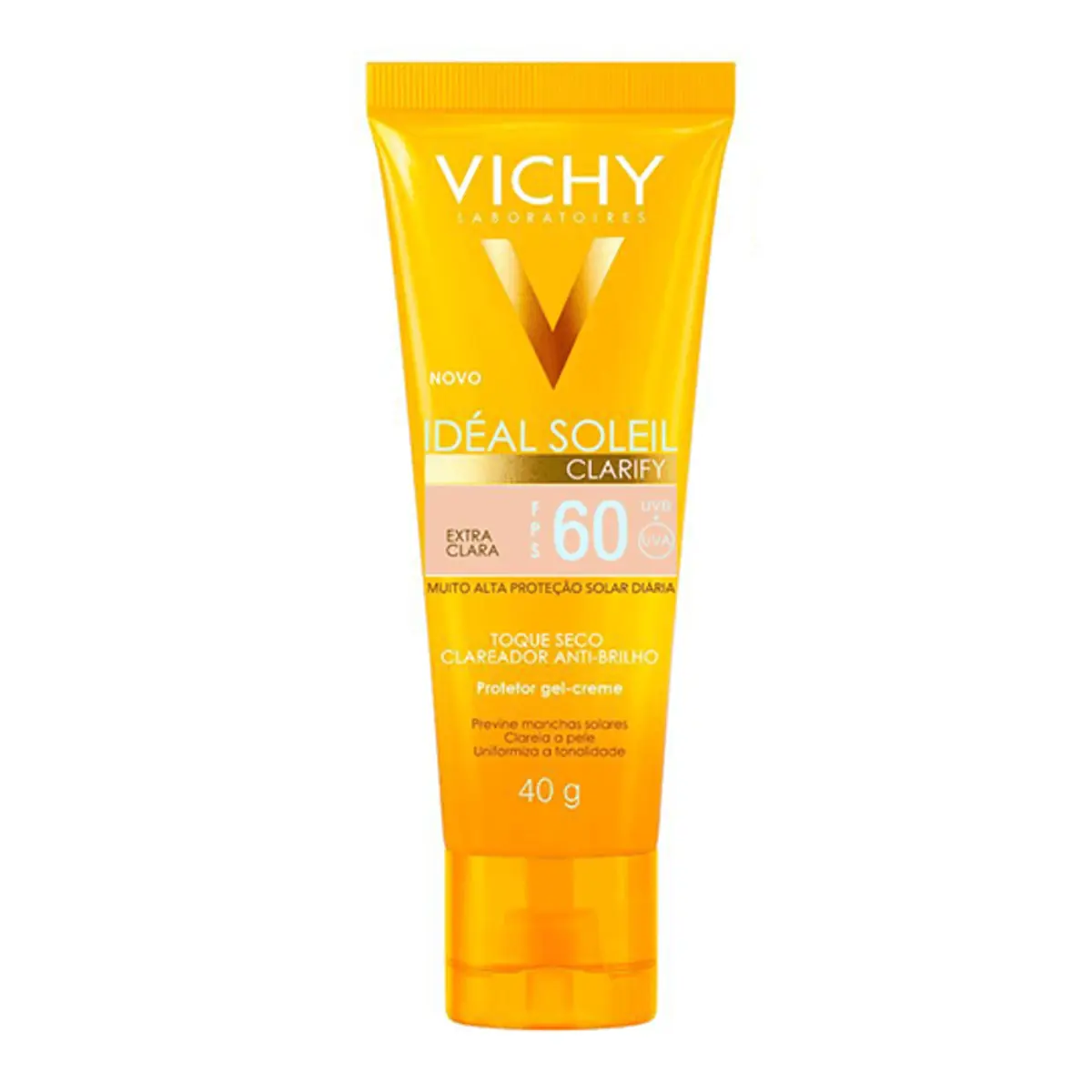 Protetor Solar Vichy Idéal Soleil Clarify FPS 60 Extra Clara 40g