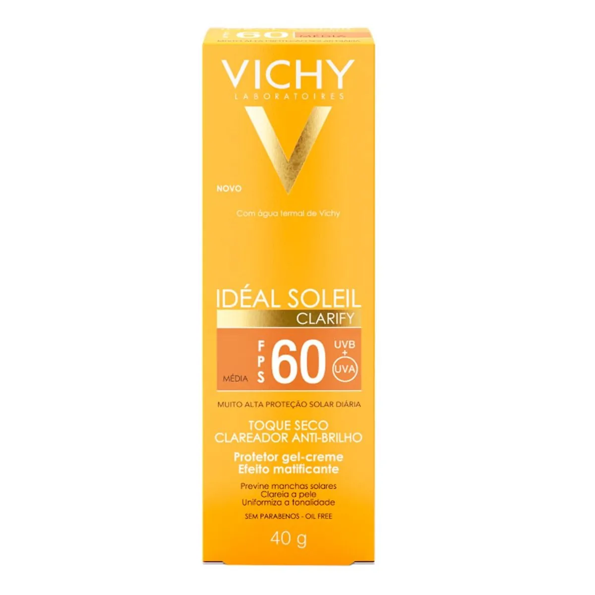 Vichy Ideal Soleil Clarify FPS60 Média 40g
