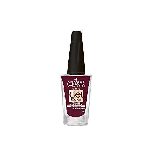 Esmalte Colorama Efeito Gel Na Dúvida Vinho 8ml
