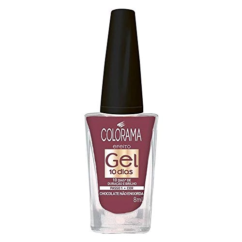 Esmalte Colorama Efeito Gel Chocolate Não Engorda 8ml