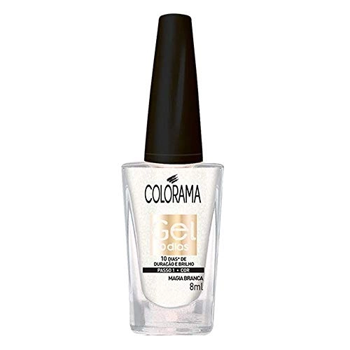 Esmalte Efeito Gel Magia Branca Colorama Frasco 8ml