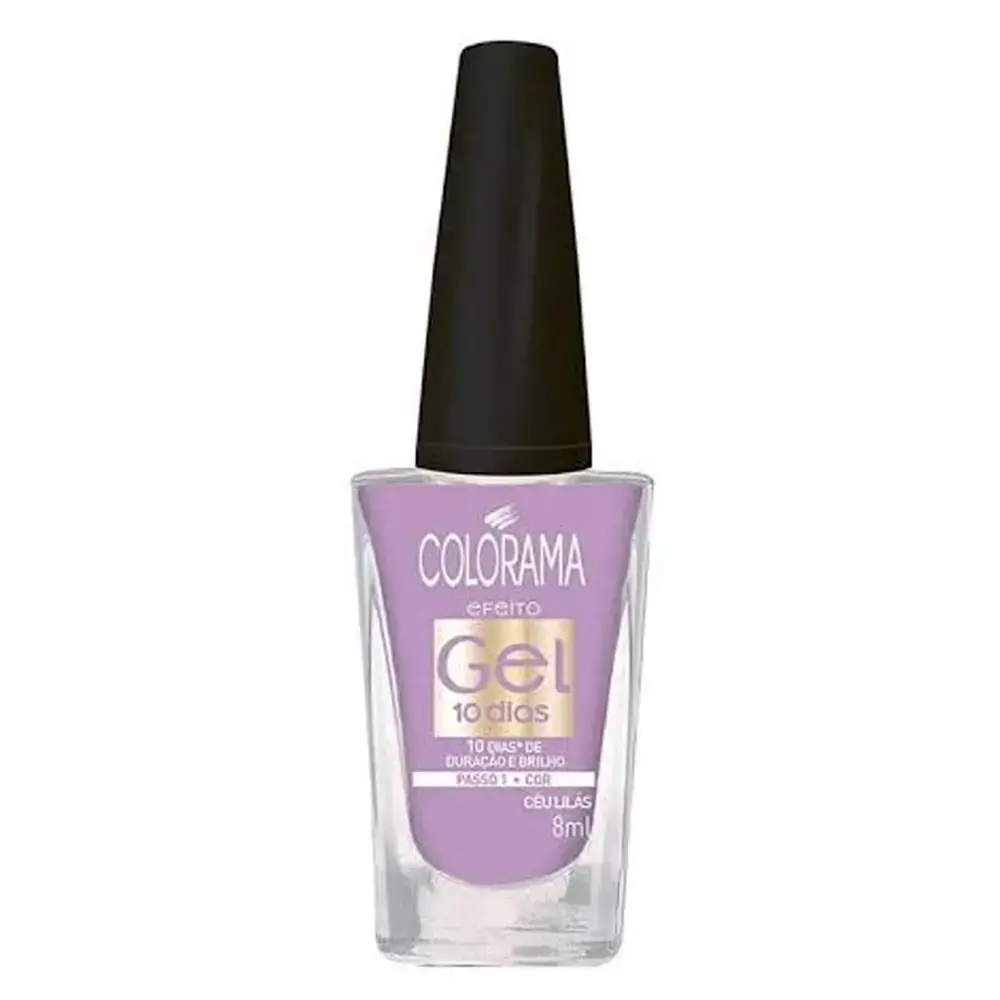 Esmalte Colorama Gel 8ml Ceu Lilas