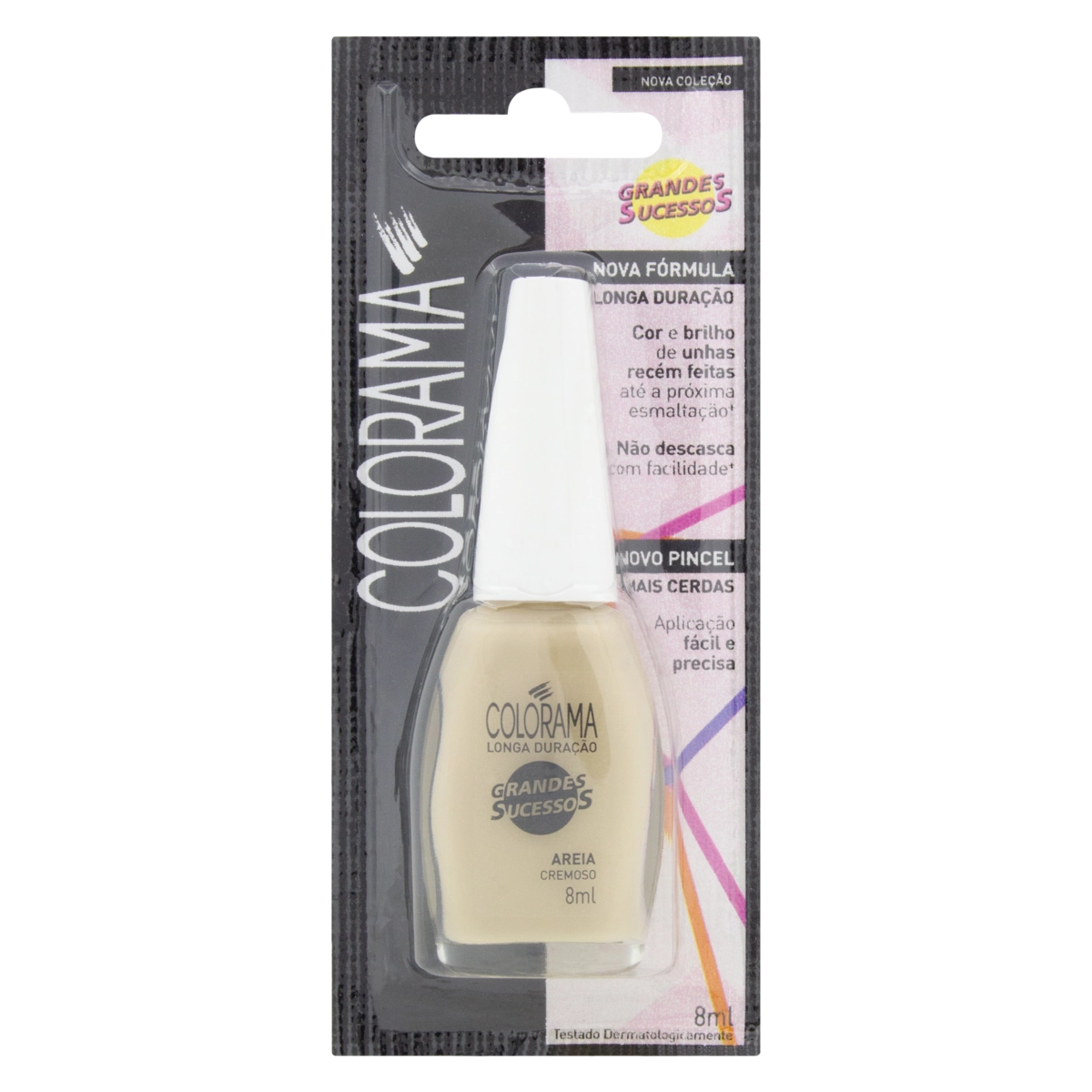 Esmalte Cremoso Areia Grandes Sucessos Colorama Blister 8ml