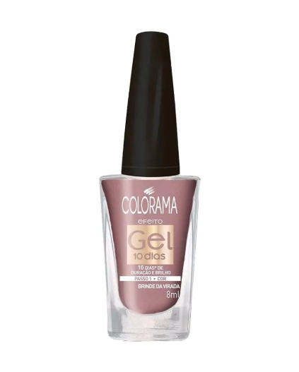 Esmalte Efeito Gel Brinde Da Virada 8ml Colorama