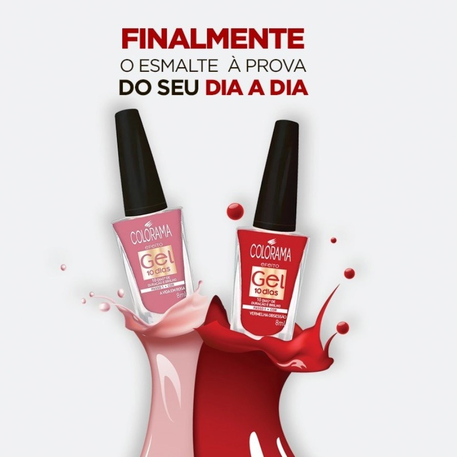 Esm Colorama Gel Cinza Minimalista