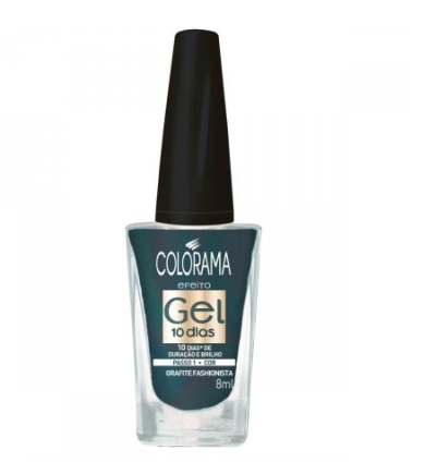 Esmalte Gel Grafite Fashionista 8ml Colorama