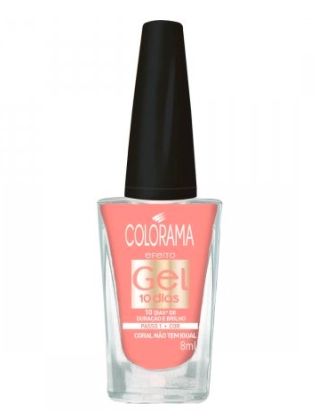 Esmalte Gel Coral Nao Tem Igual 8ml Colorama