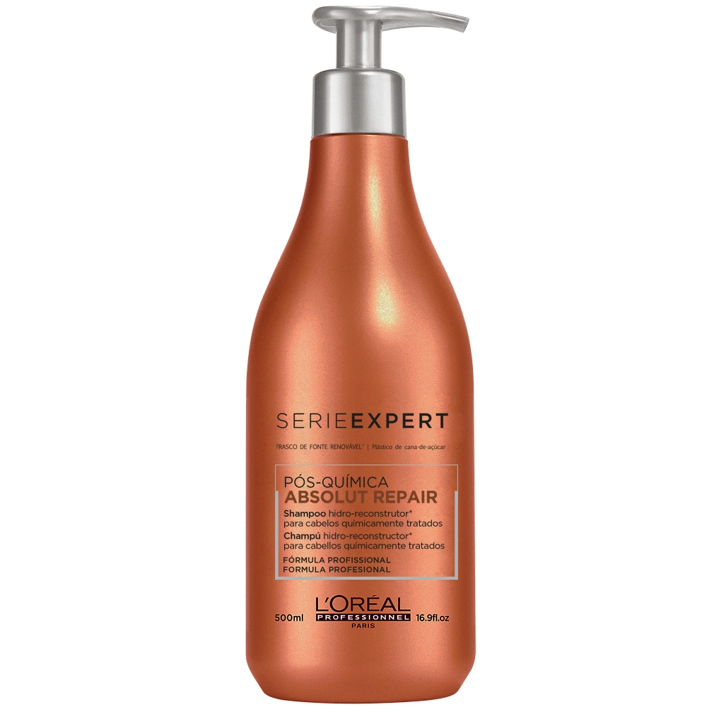 Shampoo Loreal Prof. Serie Expert Absolut Repair Pos Quimica 500ml
