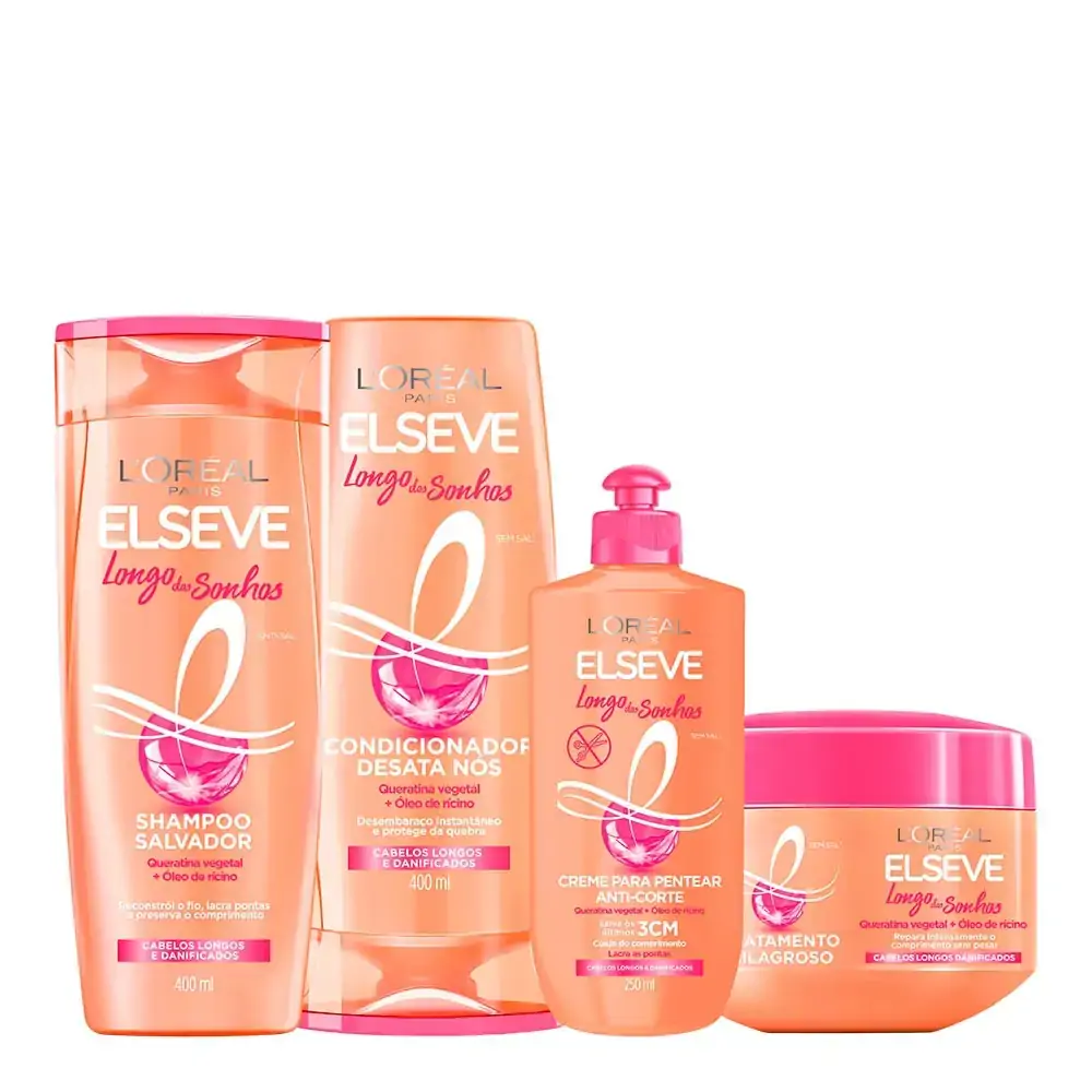Shampoo Elseve Longo dos Sonhos 400ml