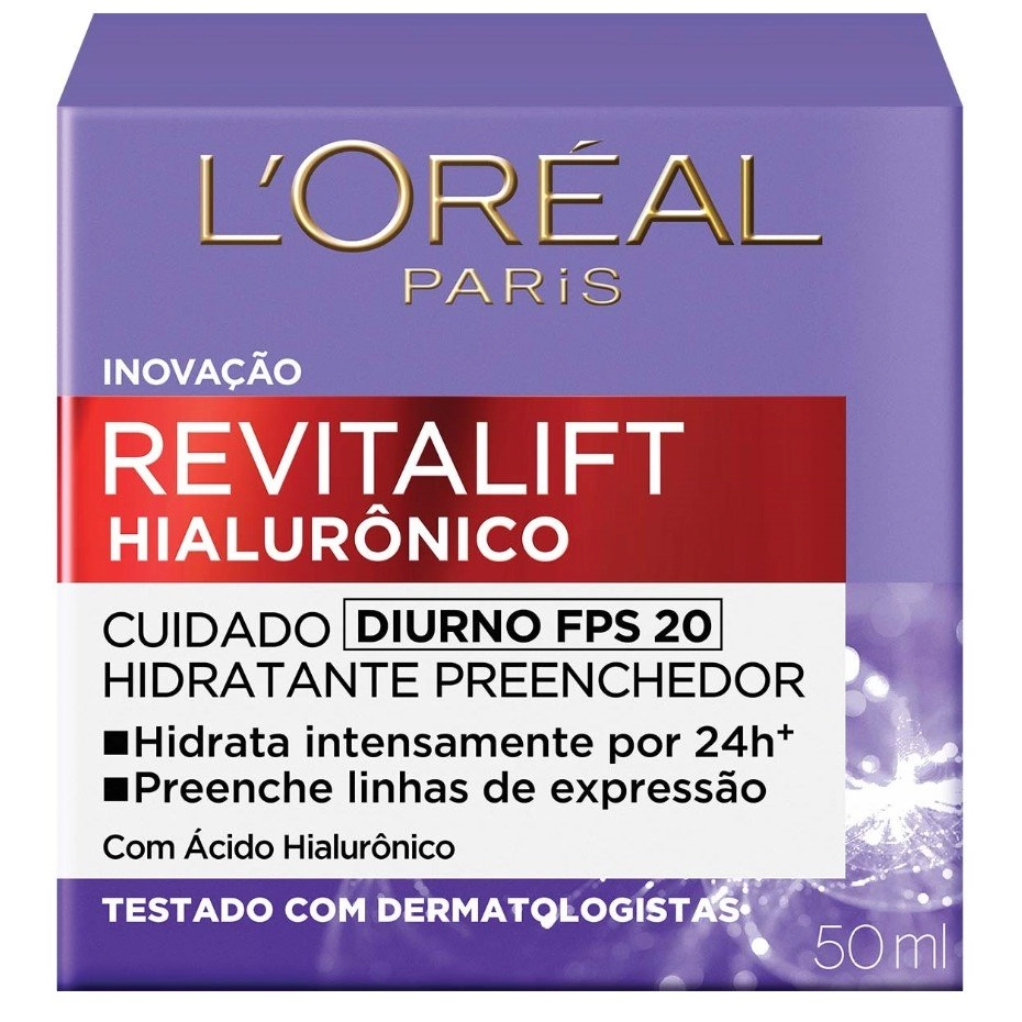 Creme Revitalift Hialuronico 49g Diurno Fps 20 Loreal