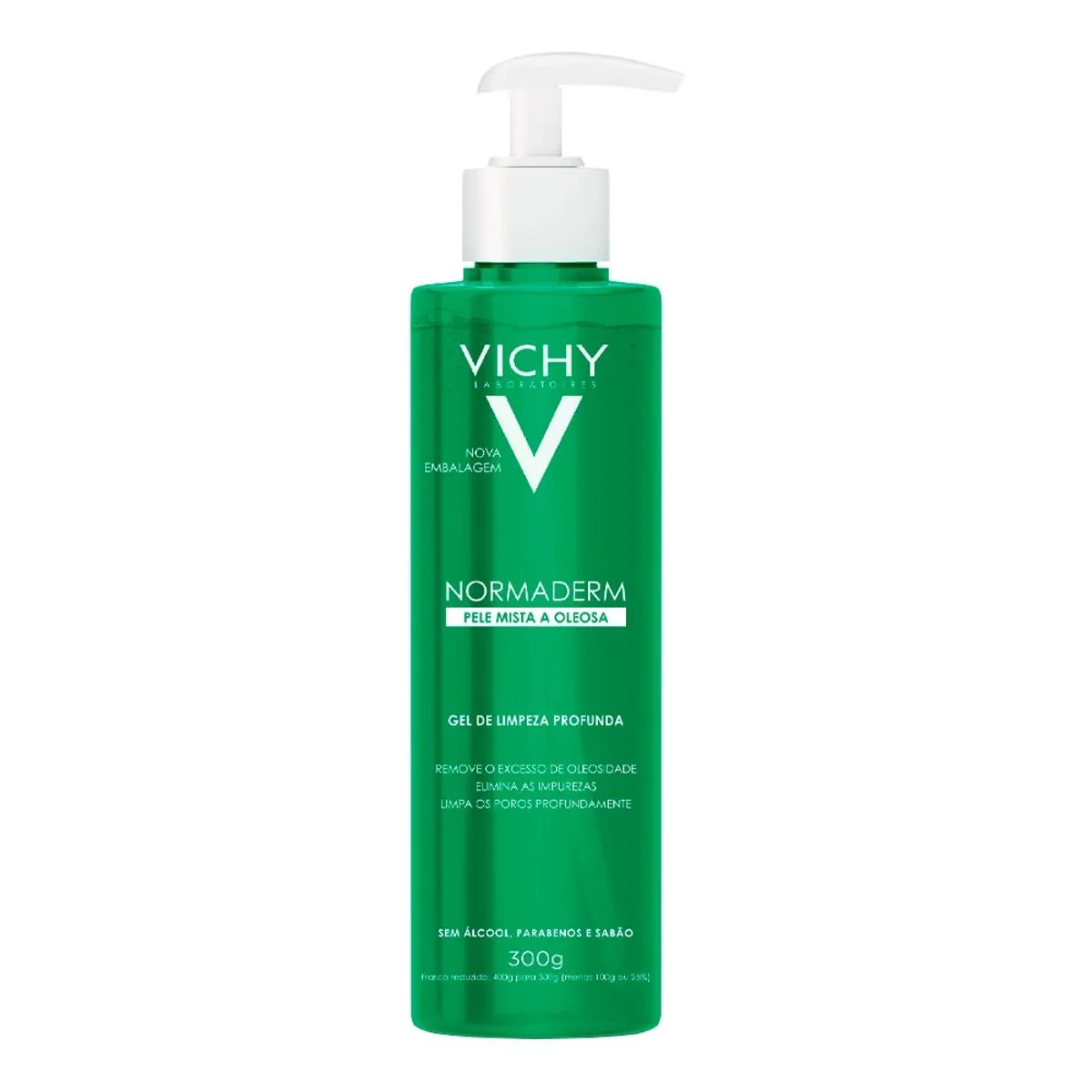 Gel de Limpeza Facial Vichy Normaderm Pele Mista a Oleosa com 300 g