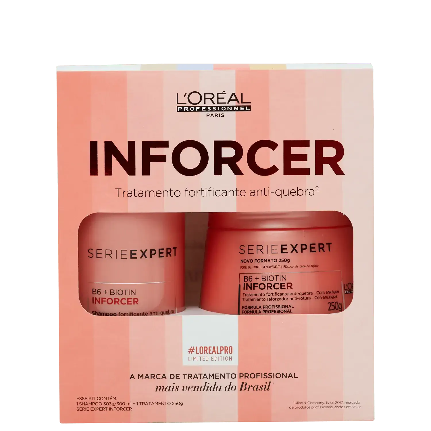 Loreal Serie Exp Inforcer Sh 300ml Masc 250g