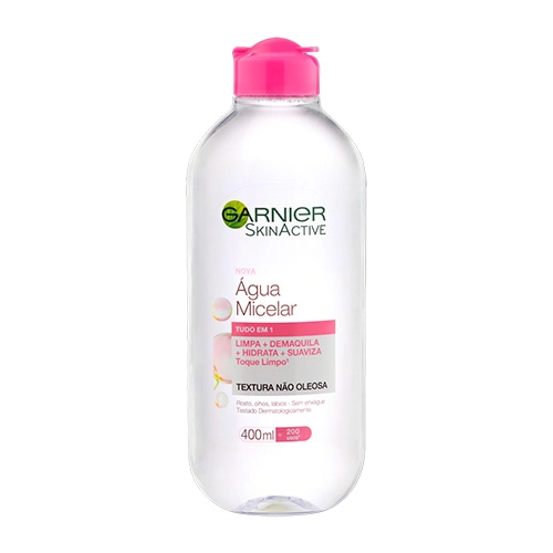 água Micelar Garnier Skinactive Frasco 400ml