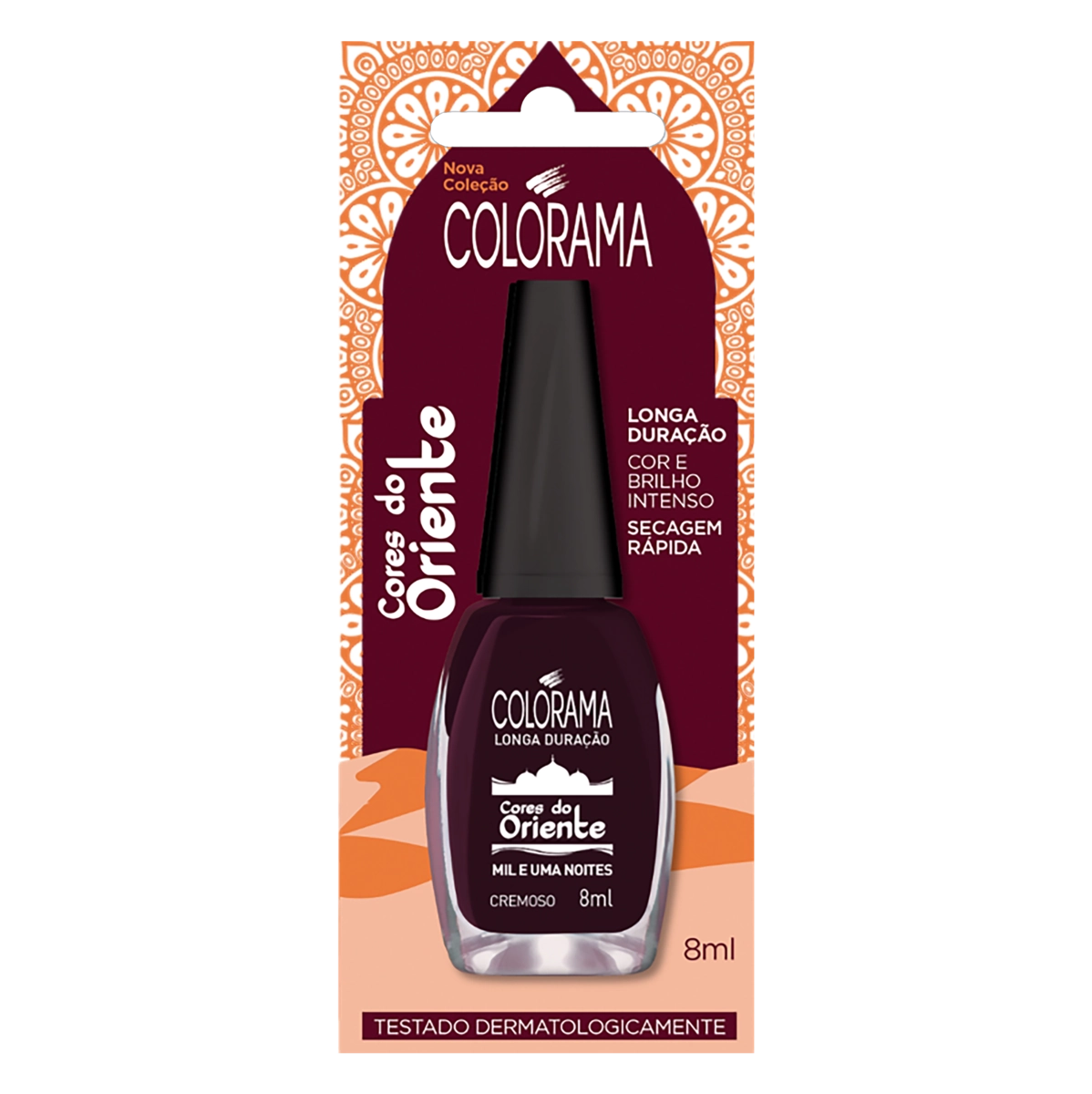 Esmalte Cremoso Mil E Uma Noites Colorama Cores Do Oriente Blister 8ml