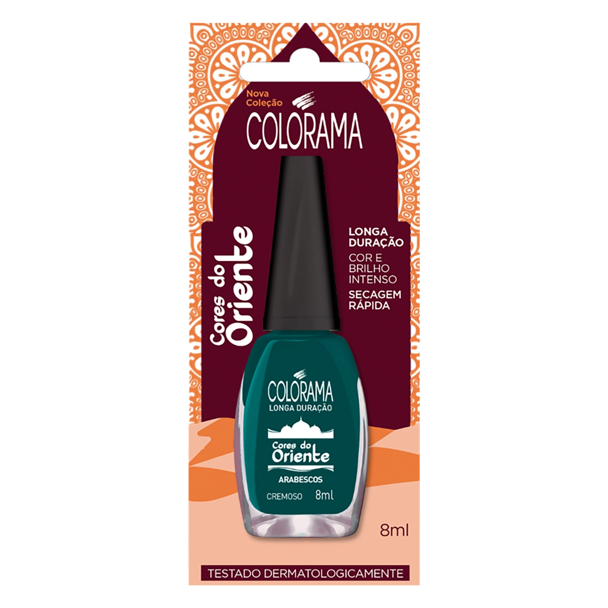 Esmalte Cremoso Arabescos Colorama Cores Do Oriente Blister 8ml
