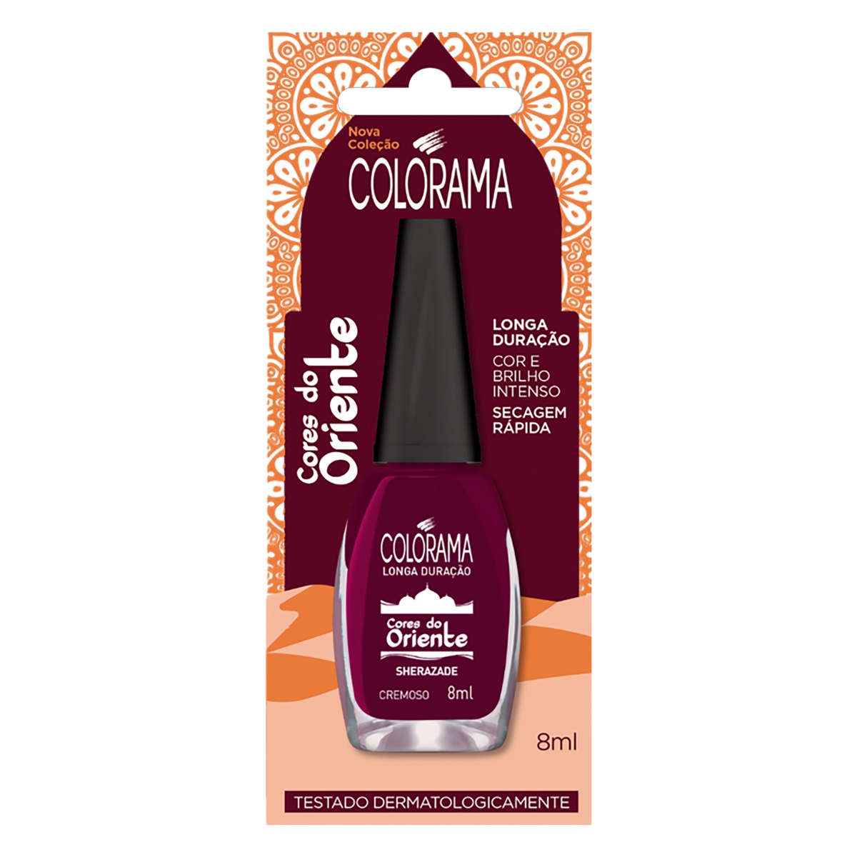 Esmalte Cremoso Sherazade Colorama Cores Do Oriente Blister 8ml
