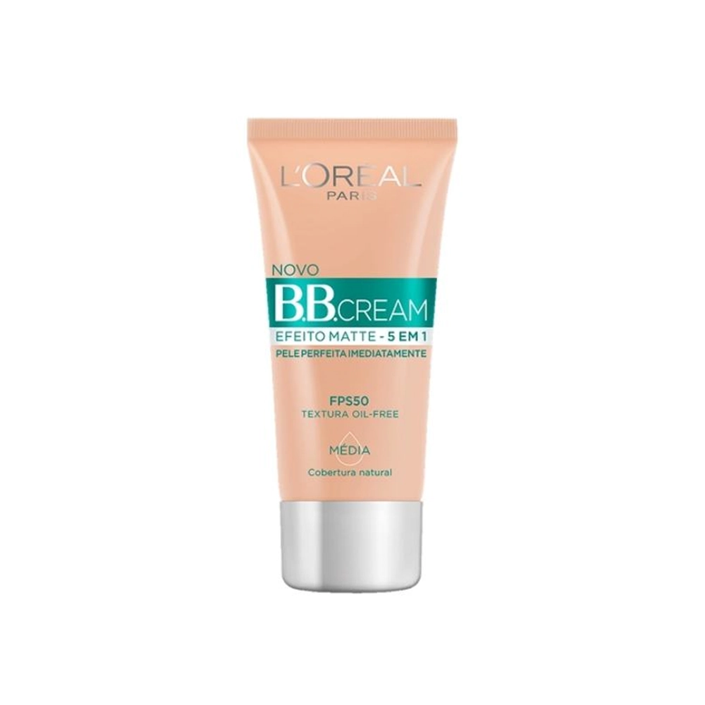Bb Cream Efeito Matte Fps 50 Média Loréal Paris Caixa 30ml