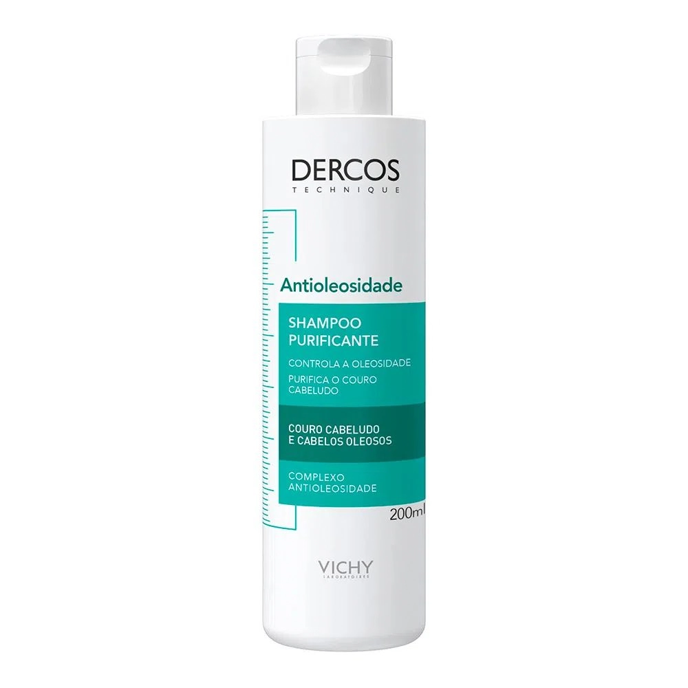 Vichy Dercos Shampoo Antioleosidade Cabelos Oleosos 200ml